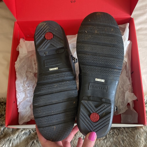 Hunter Boots. Mid-calf. Navy blue. - Picture 5 of 5